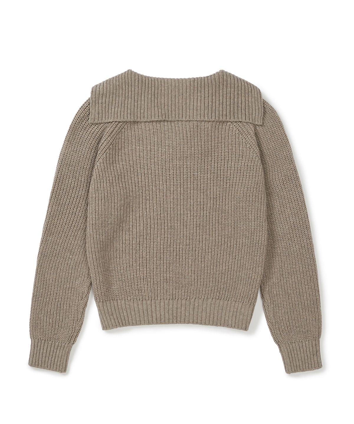 클로브(CLOVE) [25FW clove] Collared V-Neck Knit Sweater (Beige)