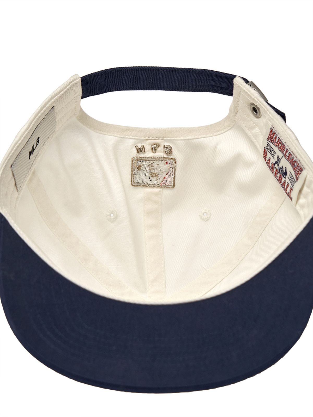 엠엘비(MLB) Q핏 배색 언스트럭쳐 볼캡 NY (Navy)