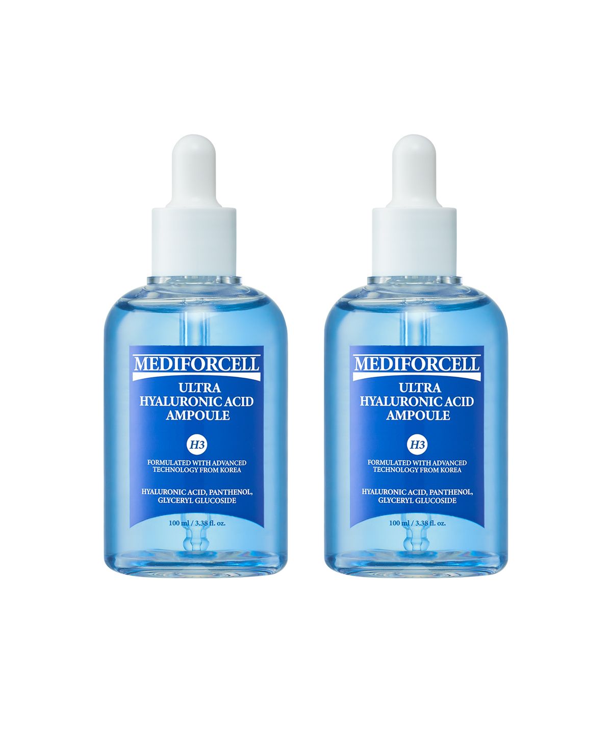 메디포셀(MEDIFORCELL) [2PACK] 울트라 히알루론산 앰플 100ml