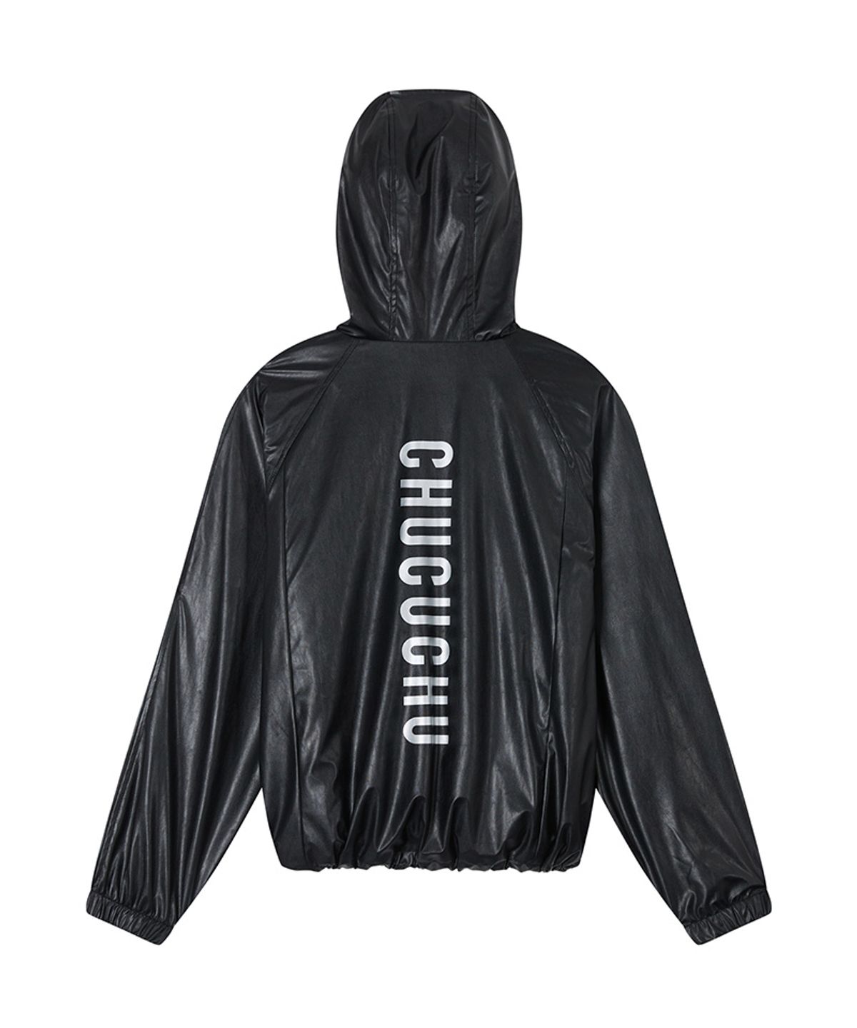츄쿠츄(CHUCUCHU) CBEFW-SJP001W 글로시 아노락 후드 점퍼