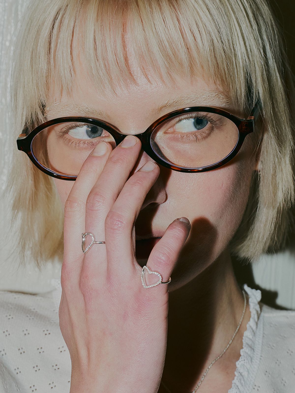 데누(DENU) [아울렛]sweet pave heart ring