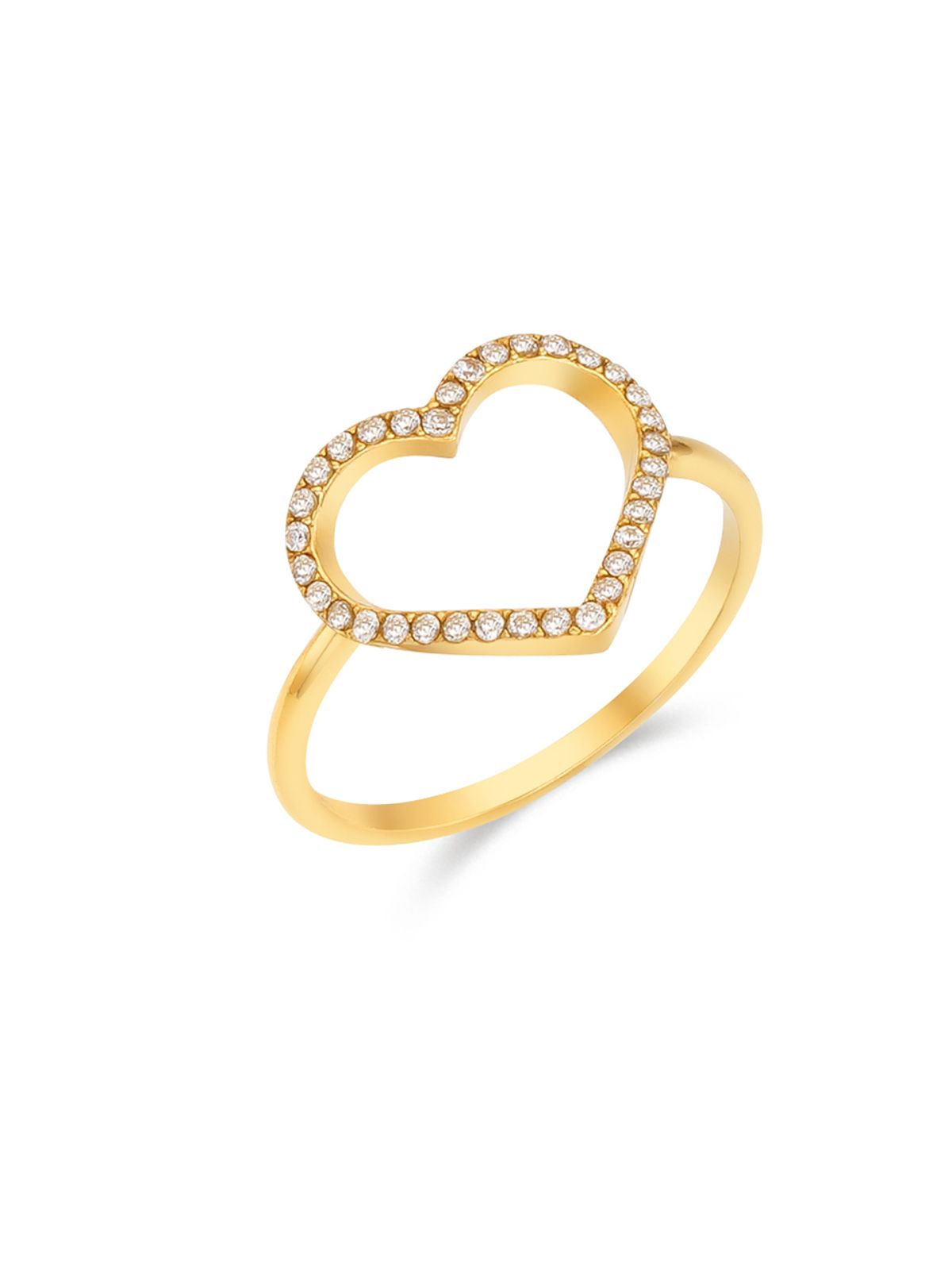 데누(DENU) [아울렛]sweet pave heart ring