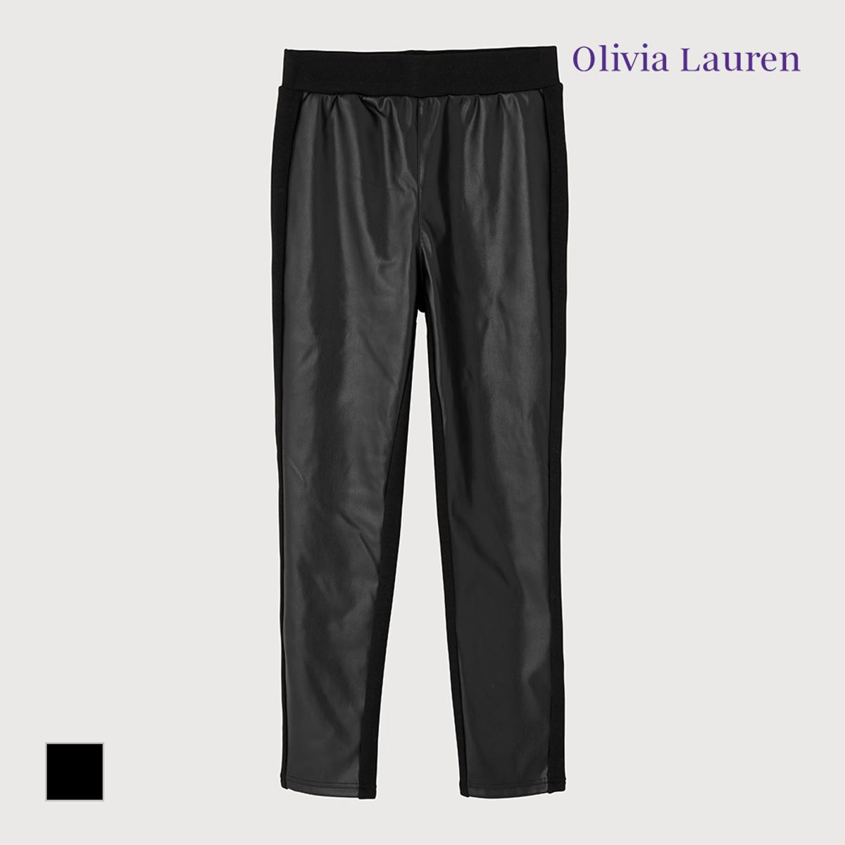 올리비아로렌(OLIVIALAUREN) 가죽 레깅스_VYBXOXW9311