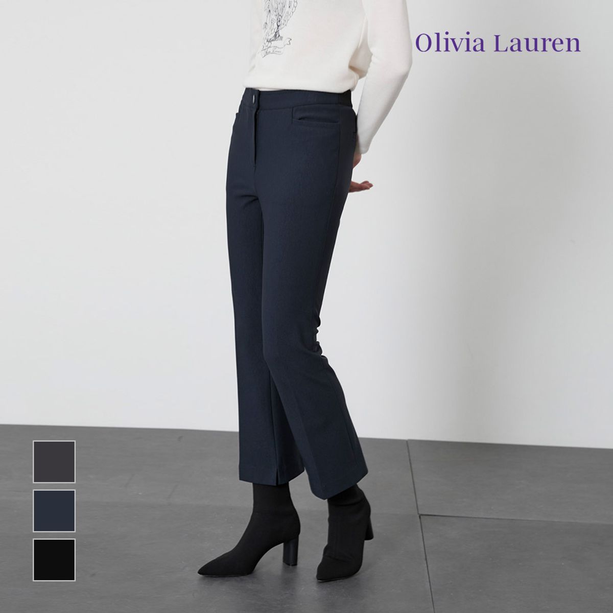 올리비아로렌(OLIVIALAUREN) 돗도 포인트 스판PT_VOPDLYW9381