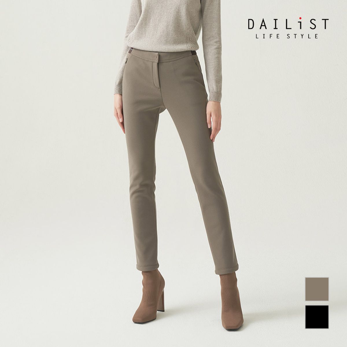 데일리스트(DAILIST) 사이드 밴딩 팬츠_MDBDLXWA171