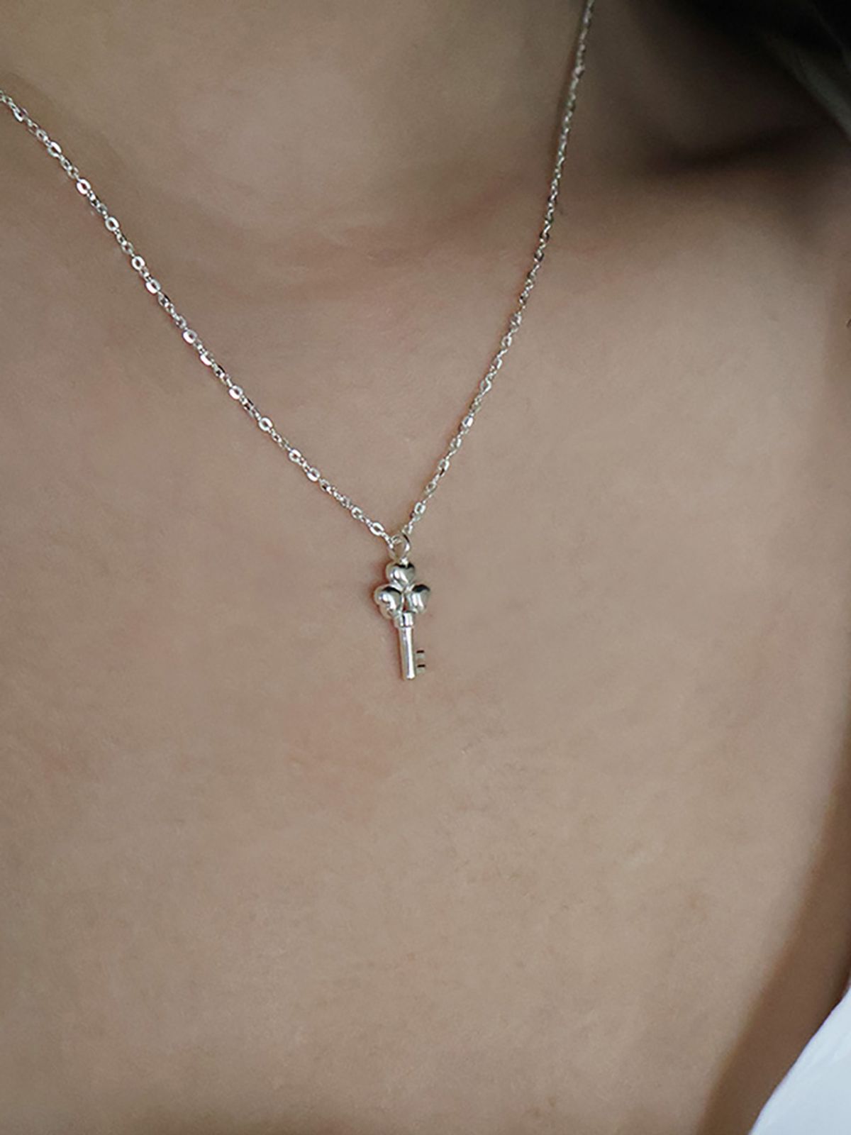몽드린느(MONDELIGNE) Key to heart necklace
