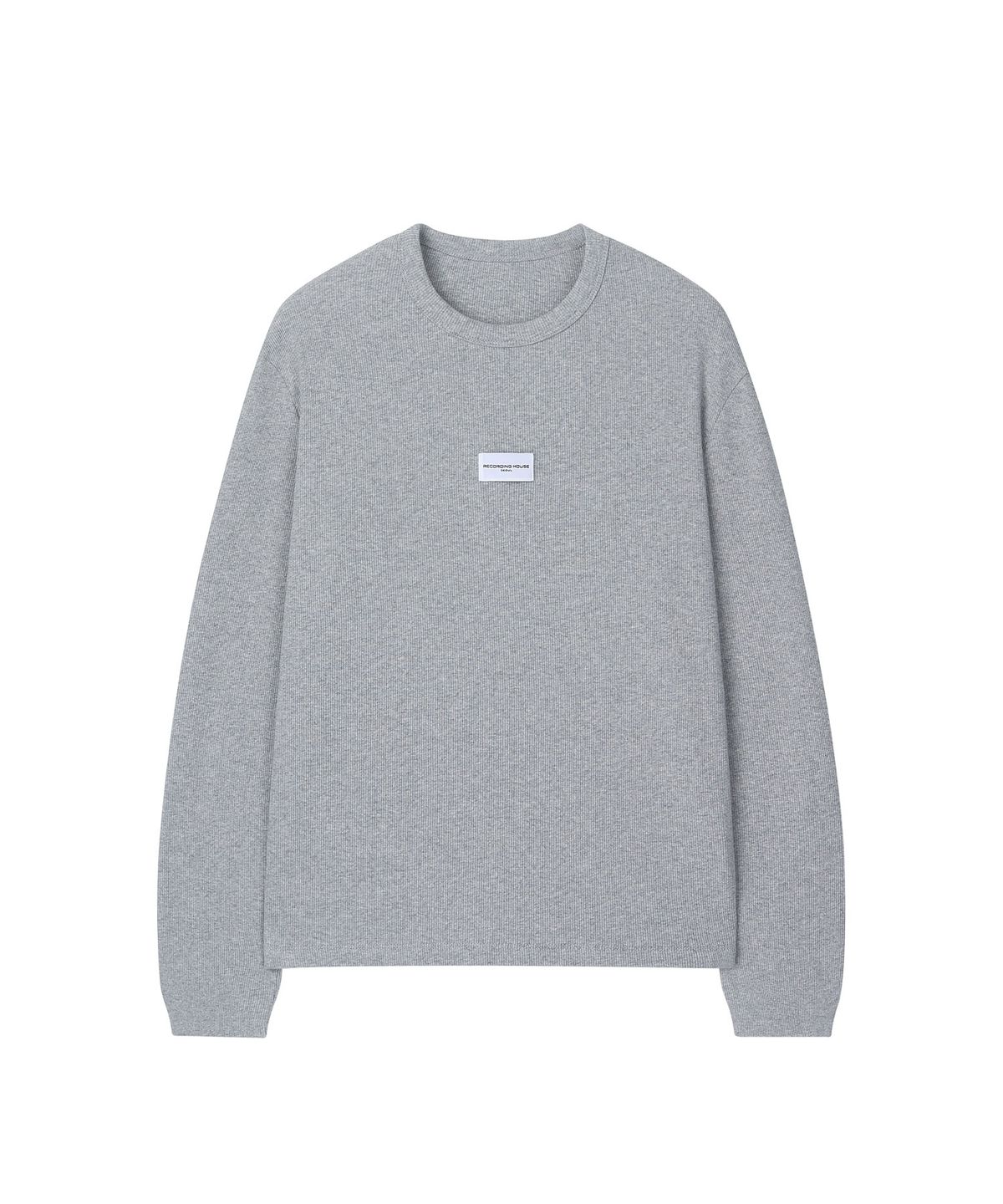 레코딩하우스(RECORDINGHOUSE) REC LONG SLEEVE [GREY]
