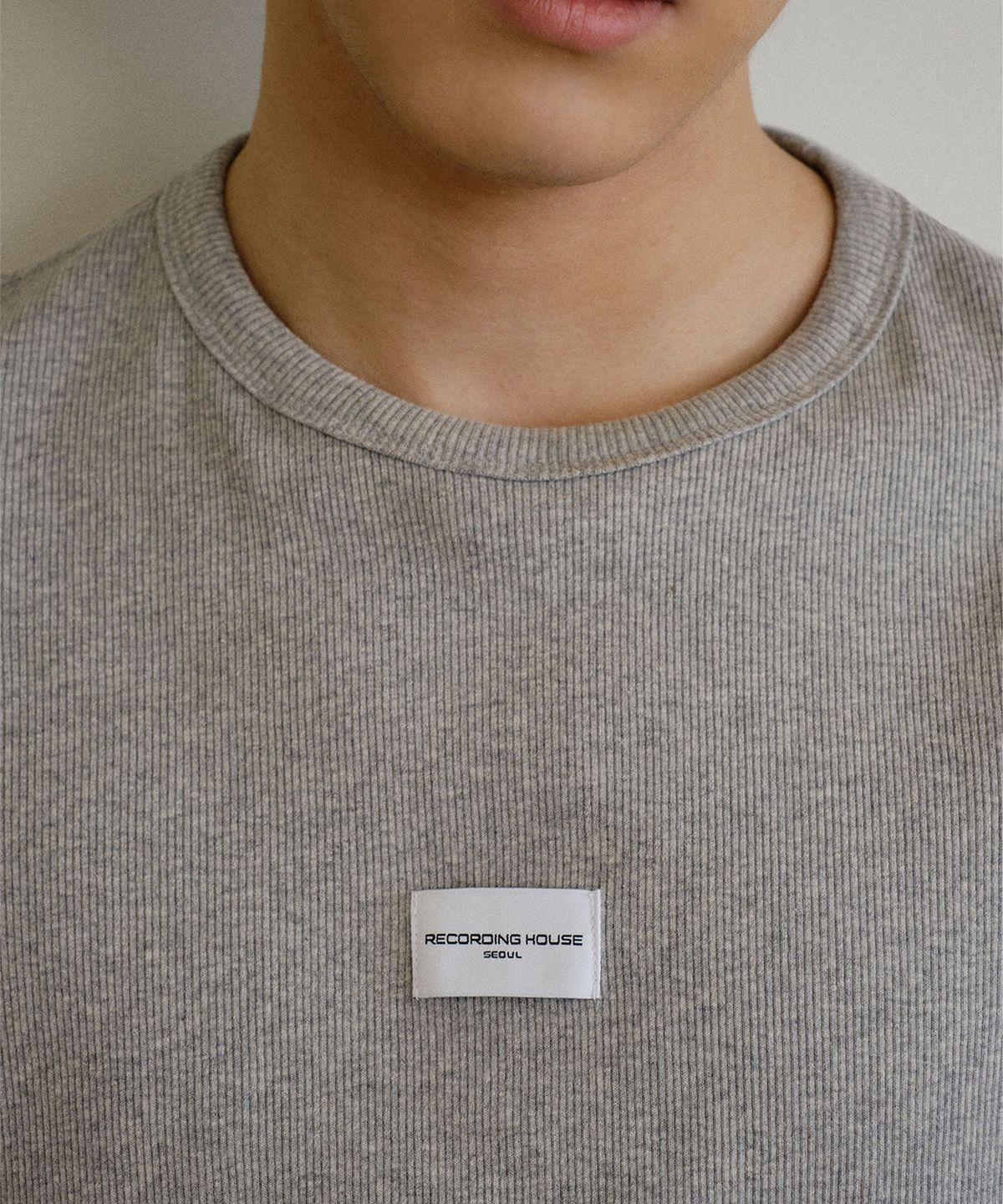 레코딩하우스(RECORDINGHOUSE) REC LONG SLEEVE [GREY]