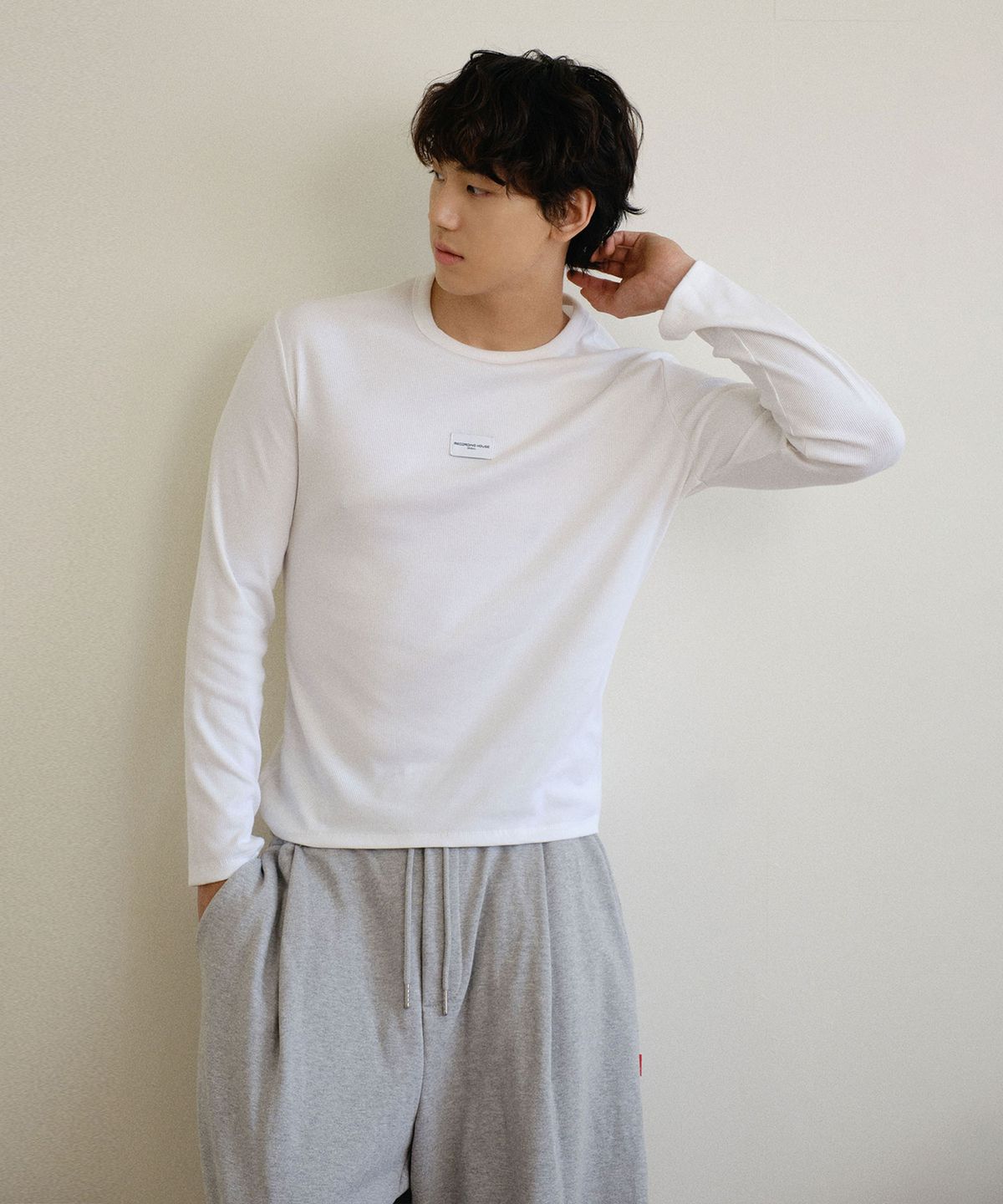 레코딩하우스(RECORDINGHOUSE) REC LONG SLEEVE [WHITE]