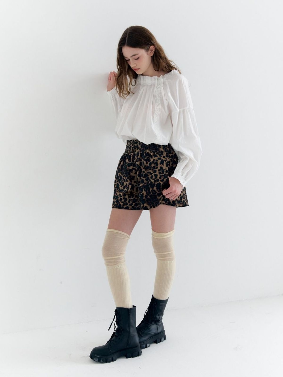 패브릭서울(FABRICSEOUL) leopard short pants
