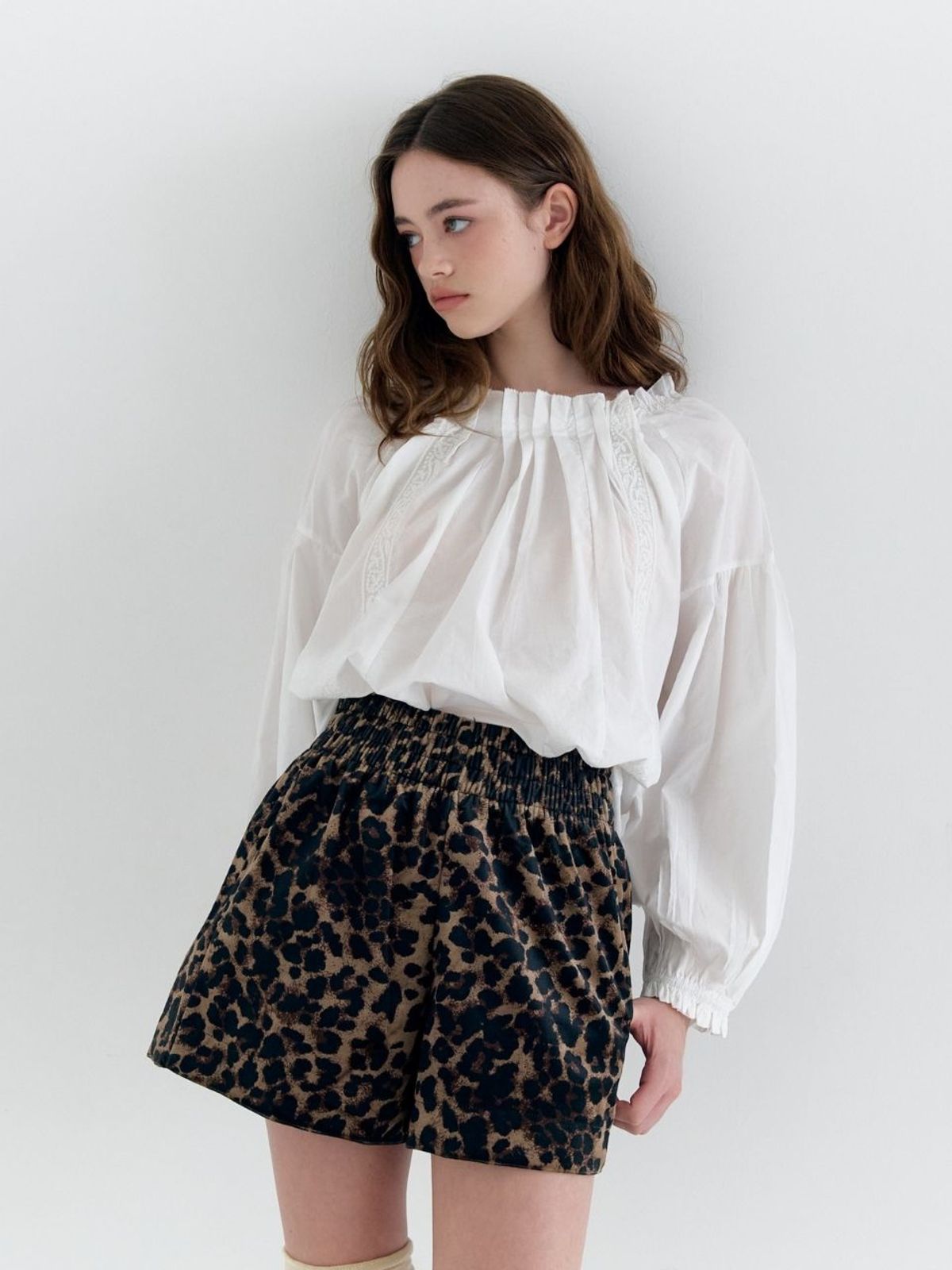패브릭서울(FABRICSEOUL) leopard short pants