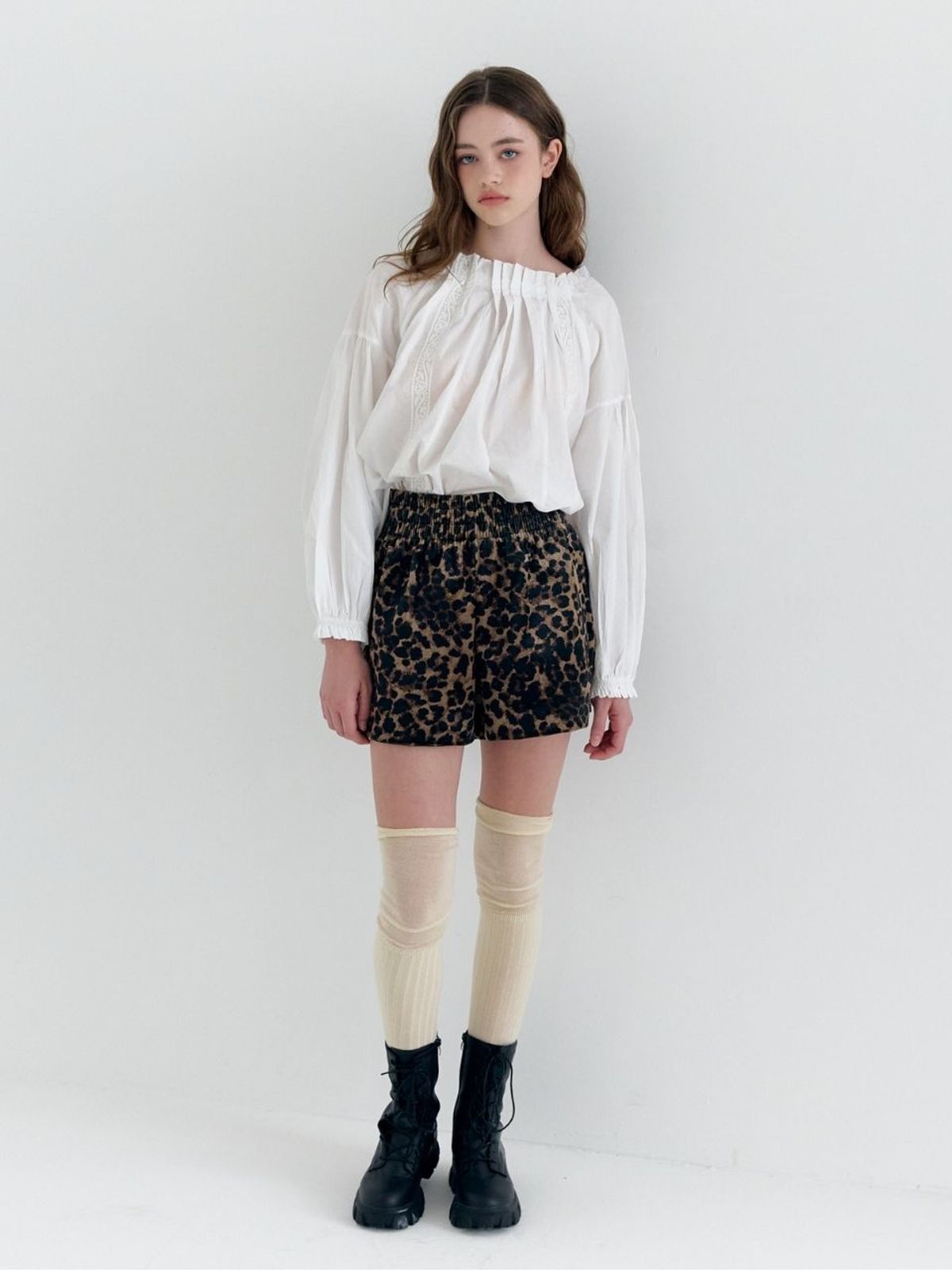 패브릭서울(FABRICSEOUL) leopard short pants