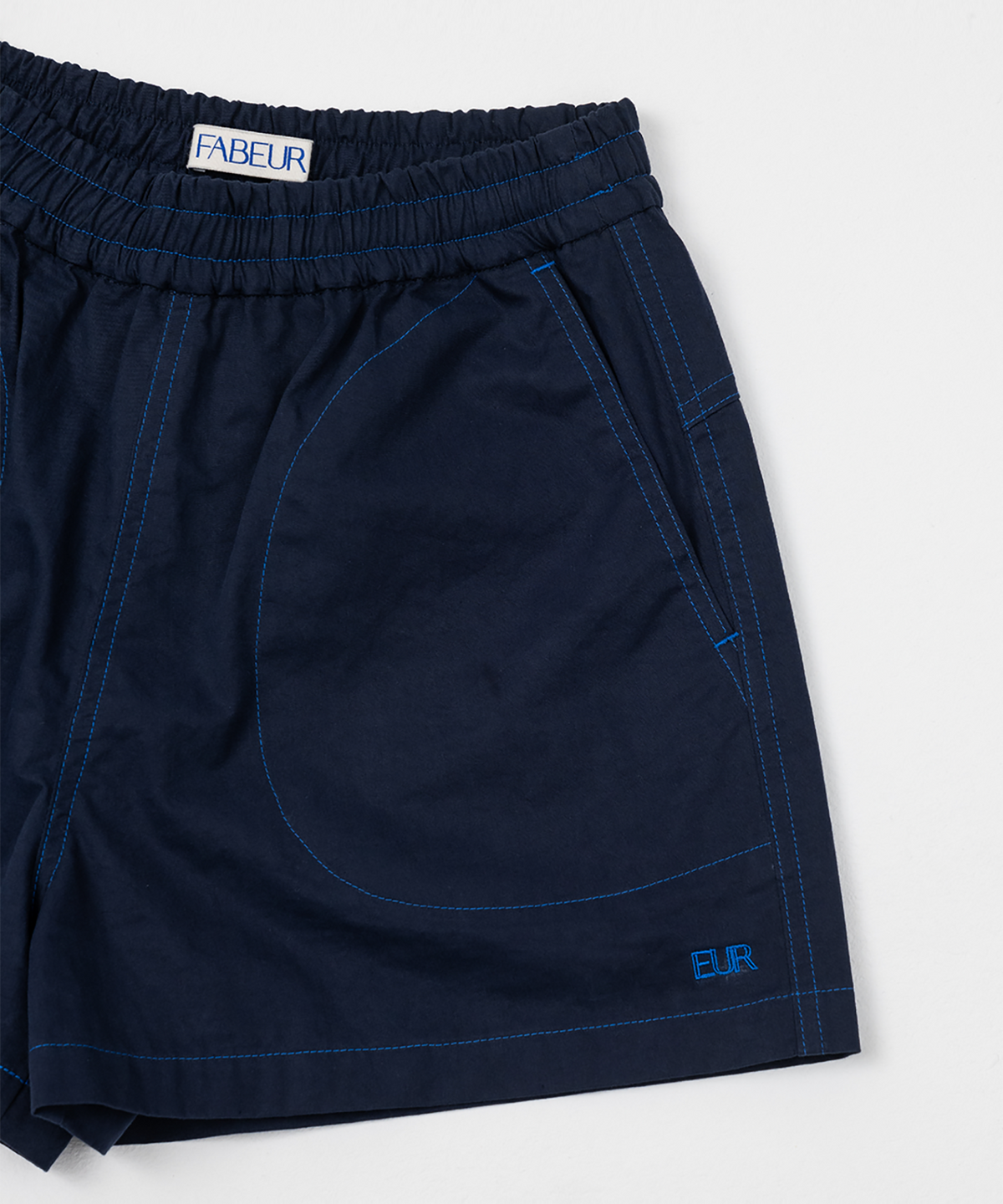 파버(FABEUR) COTTON SHORTS (NAVY)