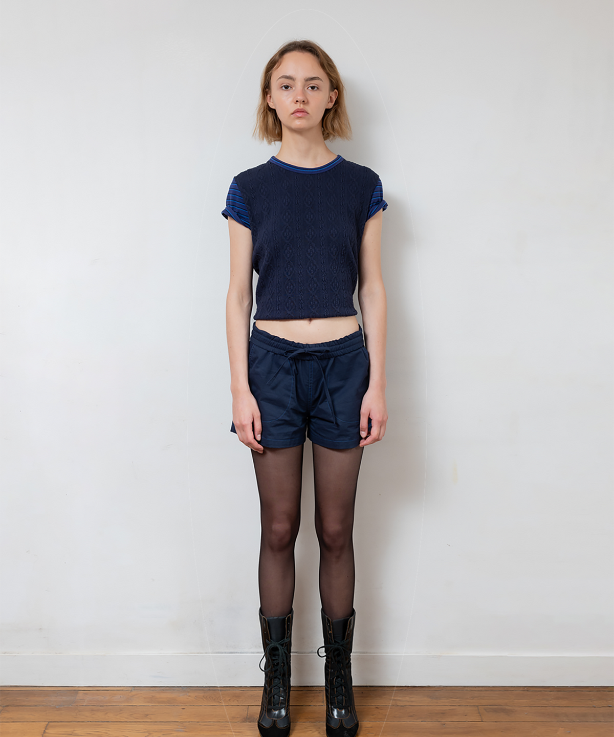 파버(FABEUR) COTTON SHORTS (NAVY)