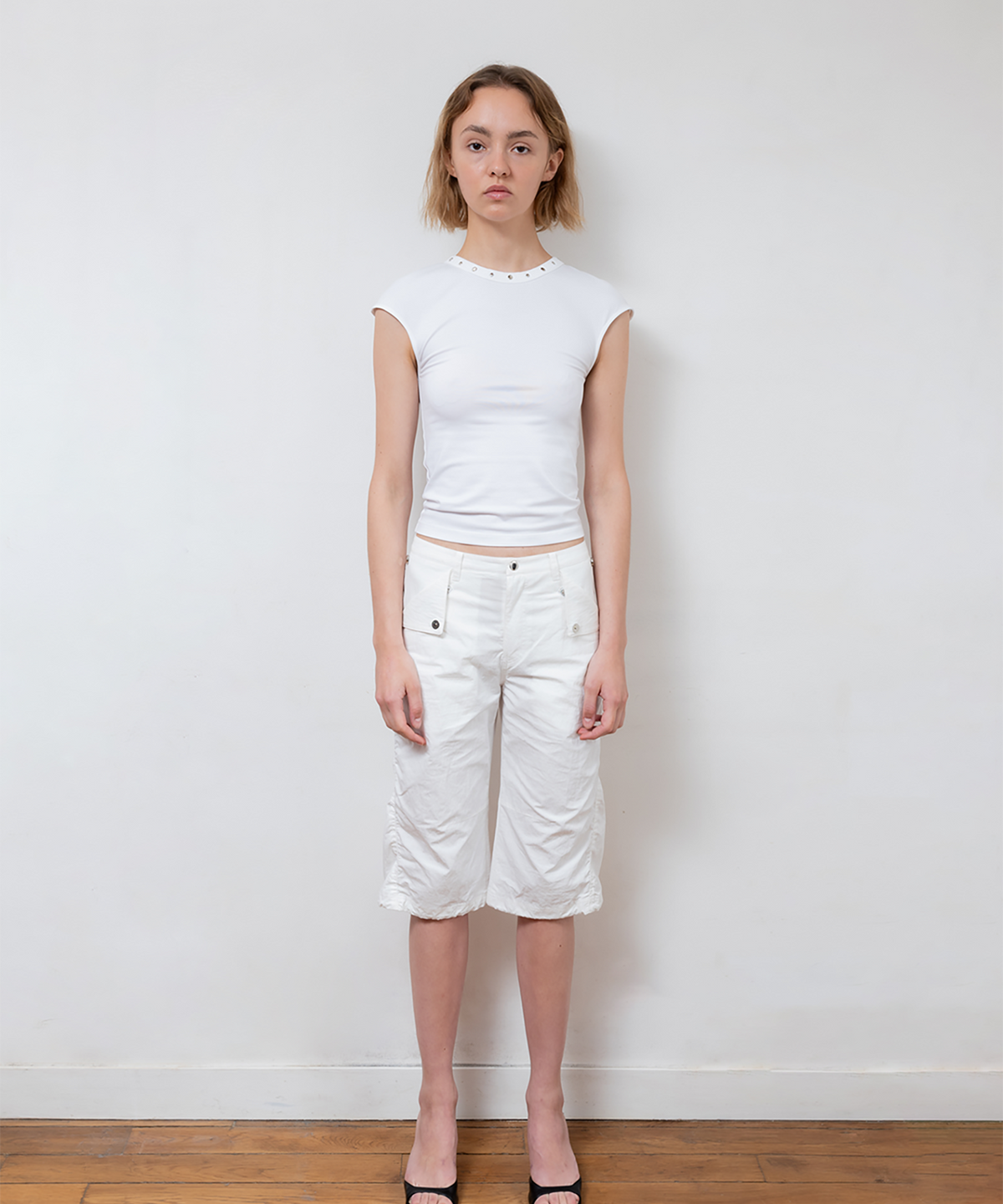 파버(FABEUR) COTTON NYLON PANTS (WHITE)