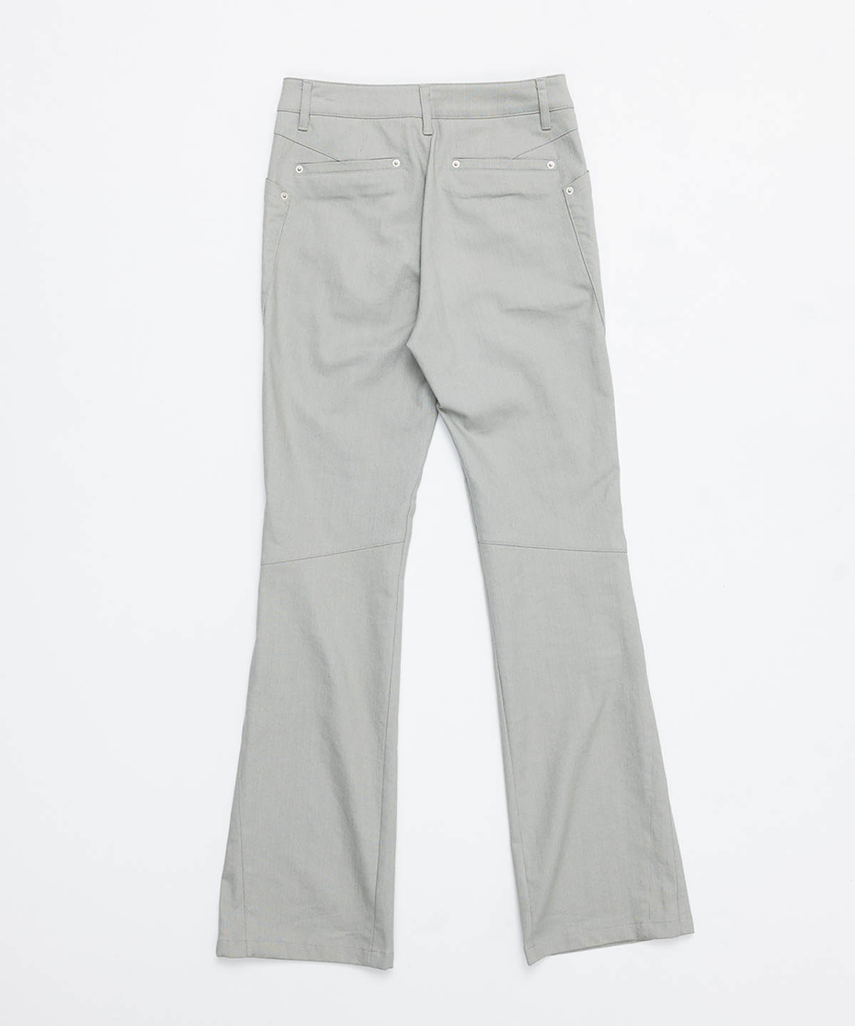 파버(FABEUR) CURVED LINE BOOTCUT PANTS (GREY)