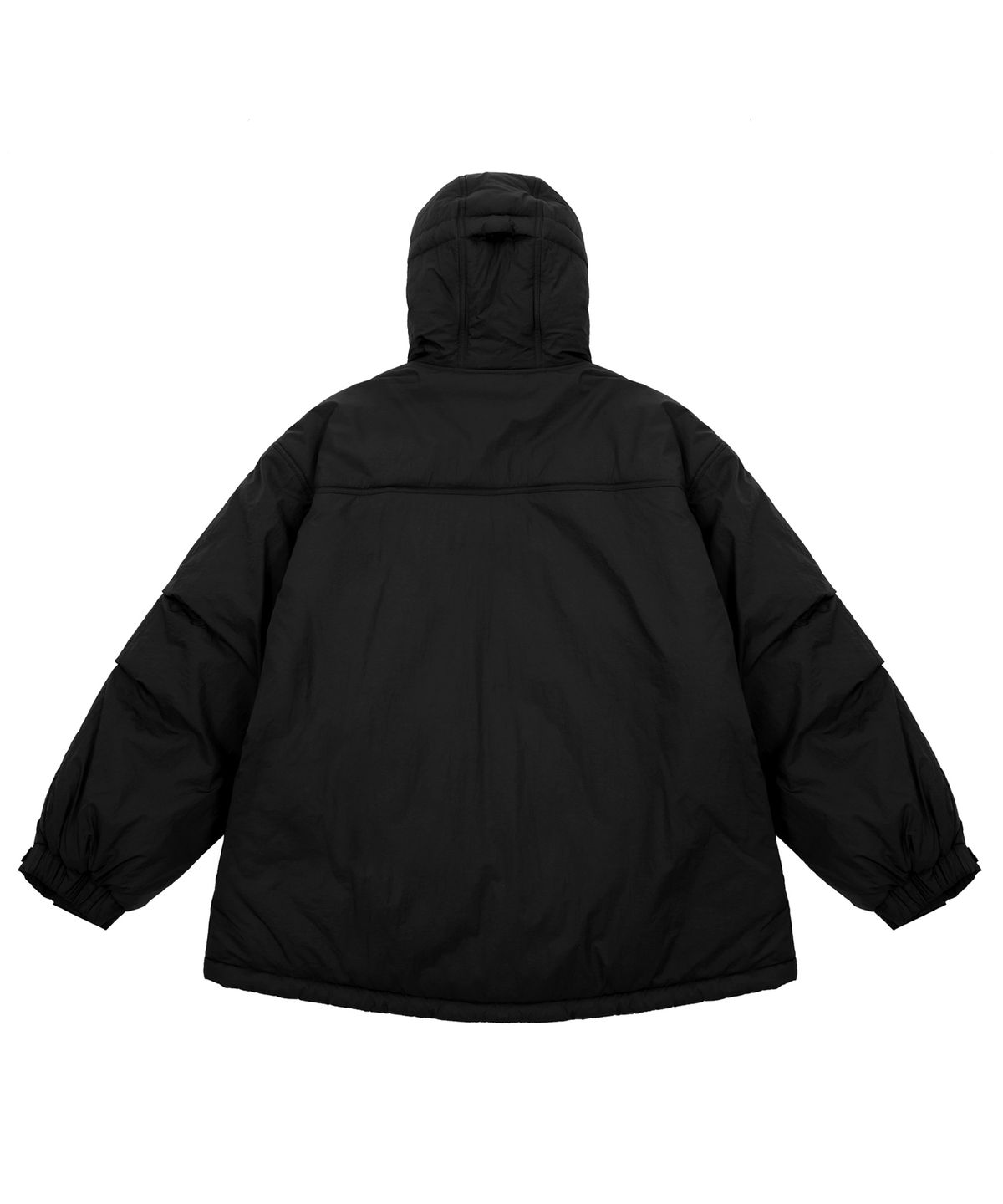 해브오프듀티(HAVEOFFDUTY) 멀티 지퍼 포켓 인슐레이티드 자켓 (블랙)