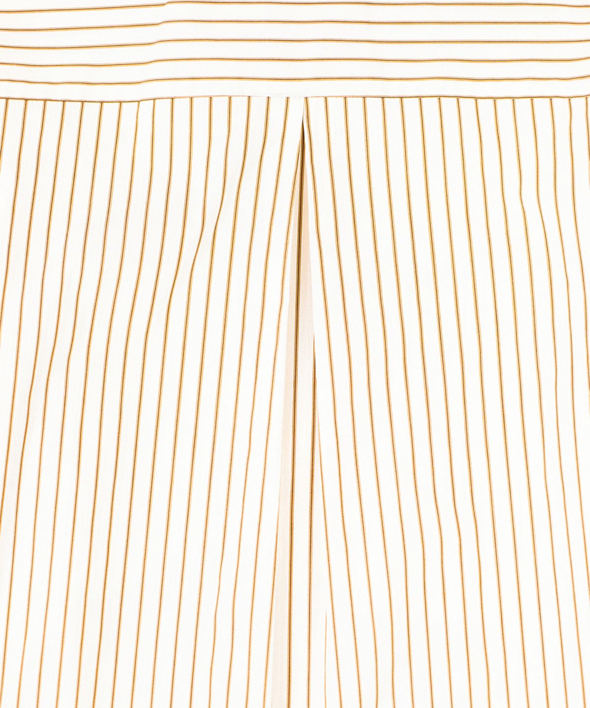 레뷰라(REVURA) BRILLER PIN STRIPE SHIRTS - BROWN