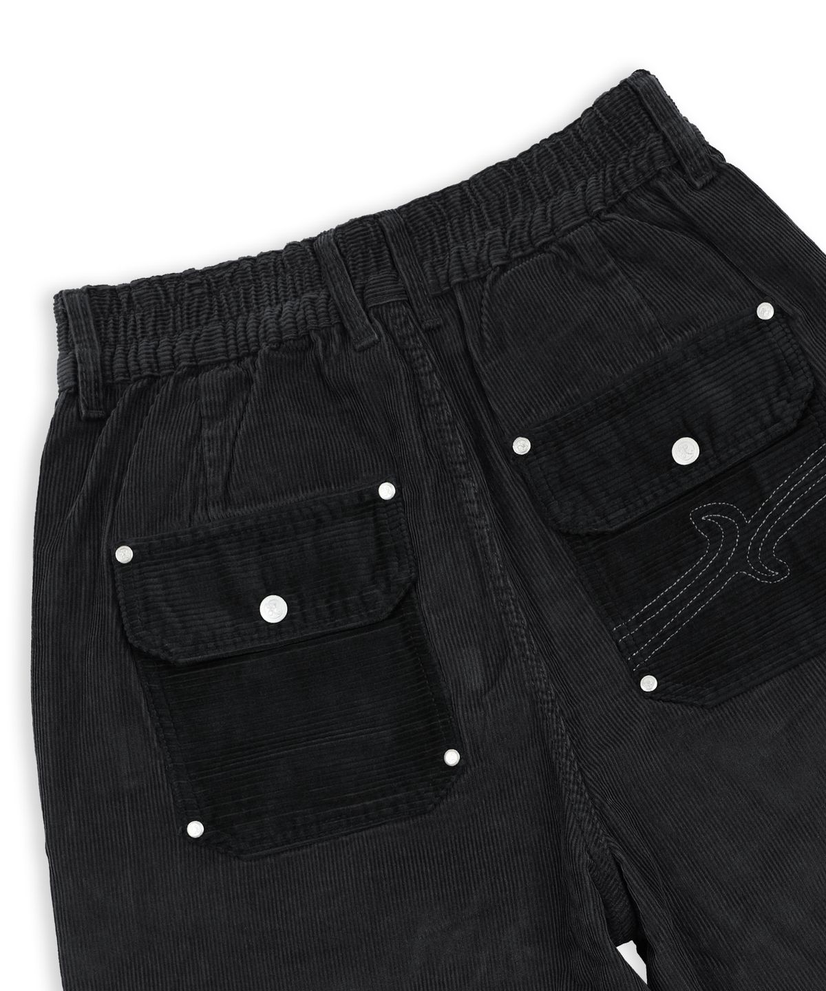 엑스톤즈(XTONZ) XP311 플랩 벌룬 코듀로이 팬츠 (BLACK)