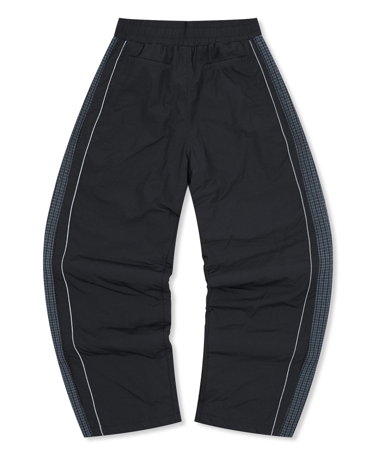 엑스톤즈(XTONZ) XP312 체크 나일론 퀼팅 패딩 팬츠 (BLACK)
