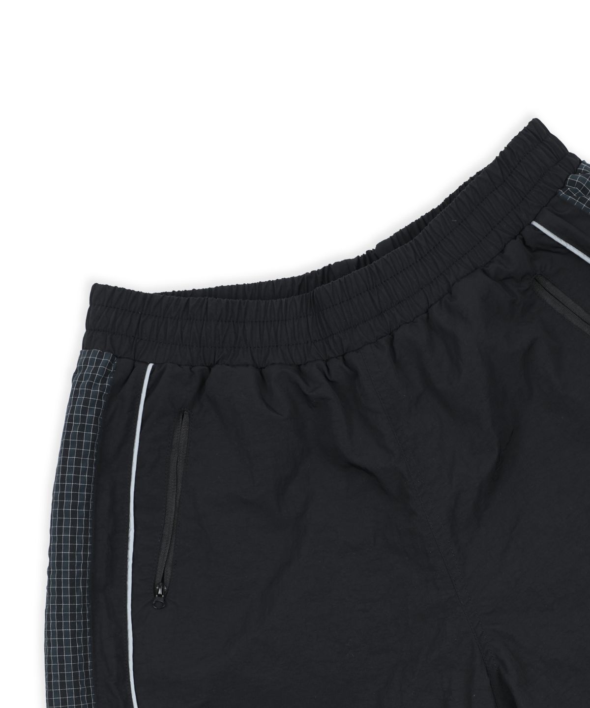 엑스톤즈(XTONZ) XP312 체크 나일론 퀼팅 패딩 팬츠 (BLACK)