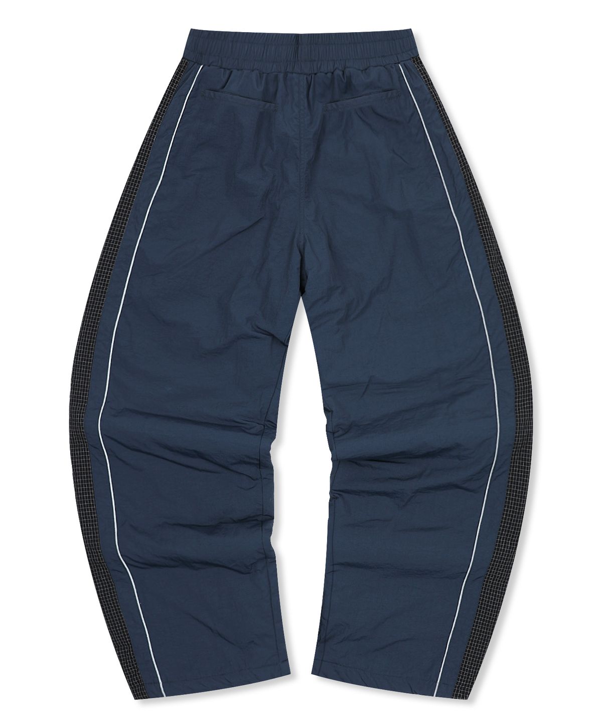 엑스톤즈(XTONZ) XP312 체크 나일론 퀼팅 패딩 팬츠 (NAVY)