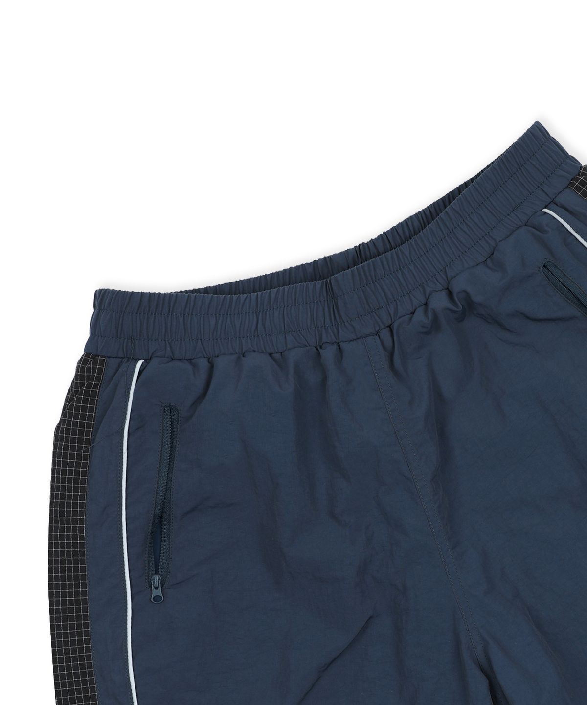 엑스톤즈(XTONZ) XP312 체크 나일론 퀼팅 패딩 팬츠 (NAVY)