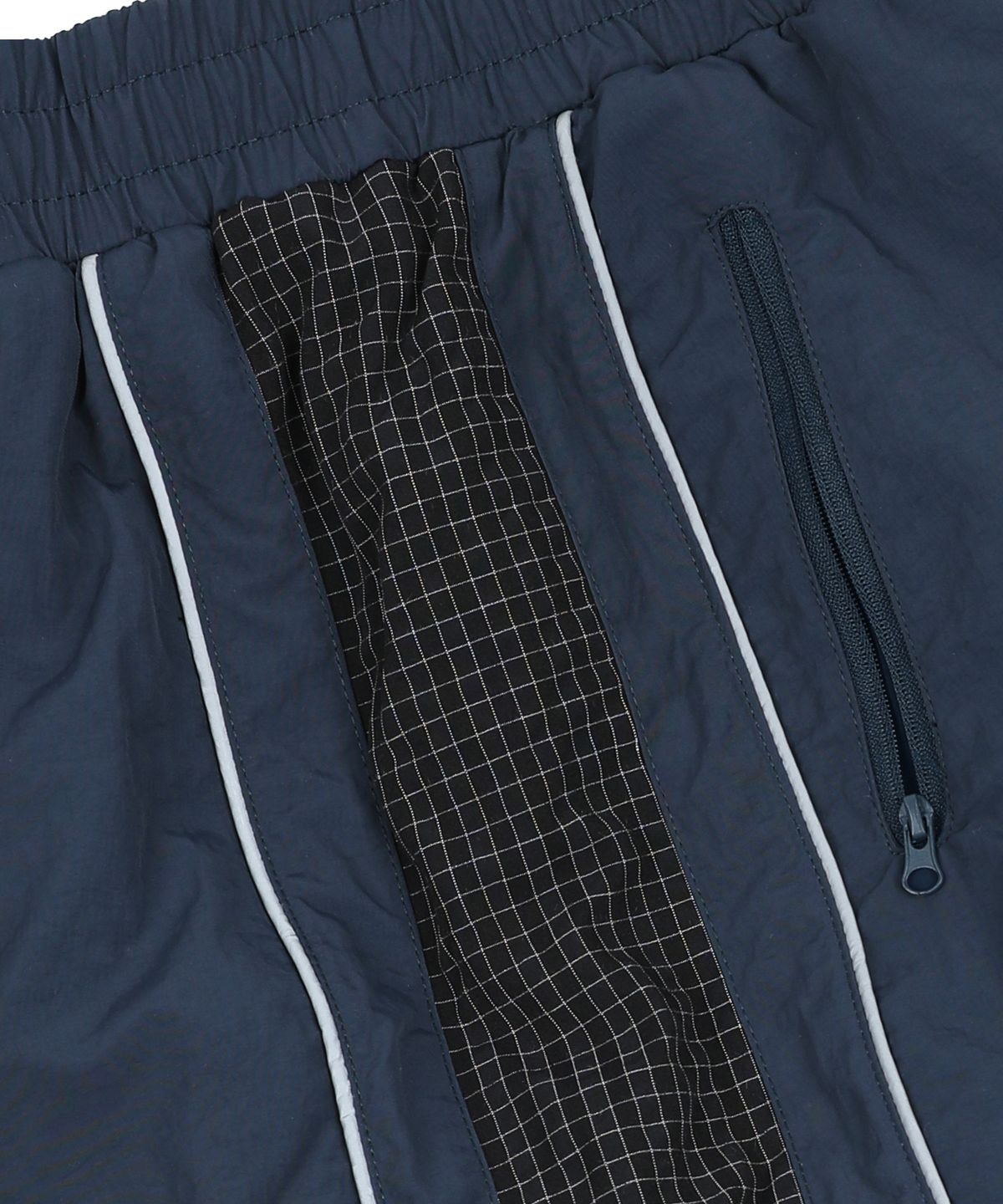 엑스톤즈(XTONZ) XP312 체크 나일론 퀼팅 패딩 팬츠 (NAVY)