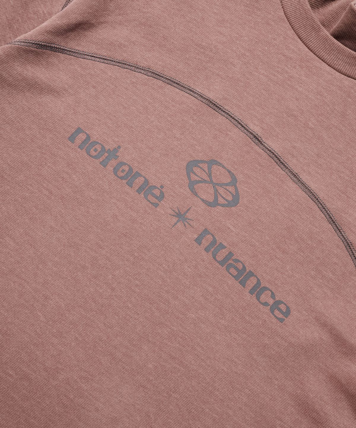 논타입(NONTYPE) TURTLE STITCH LONG T-SHIRTS (BROWN)