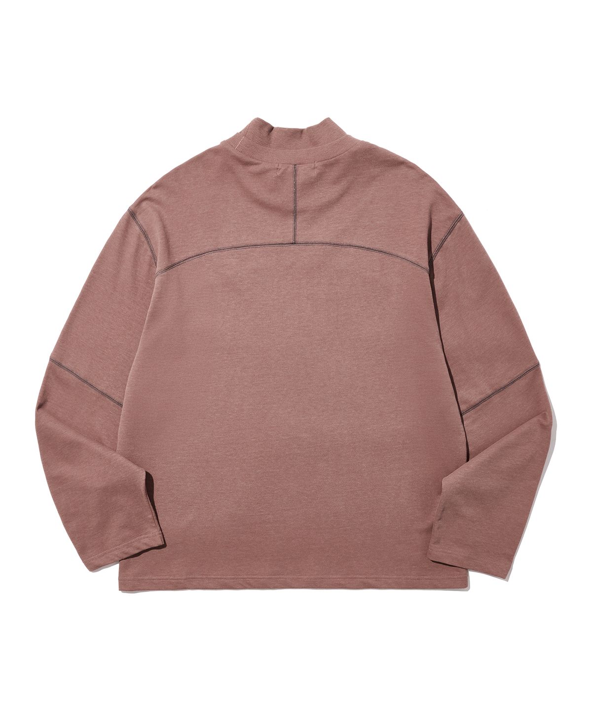 논타입(NONTYPE) TURTLE STITCH LONG T-SHIRTS (BROWN)