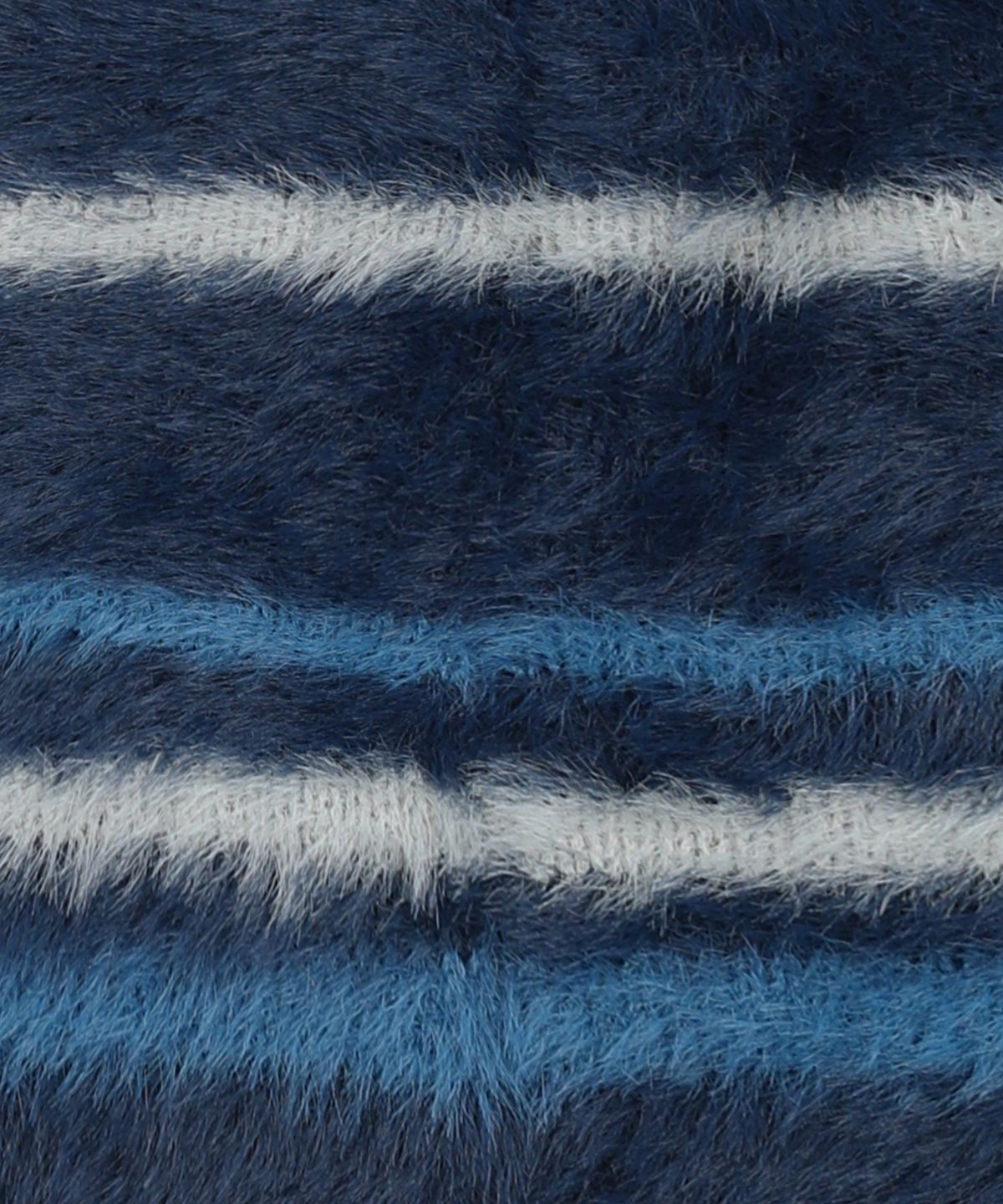 엑스톤즈(XTONZ) XTA095 스트라이프 소프트 헤어리 비니 (BLUE)