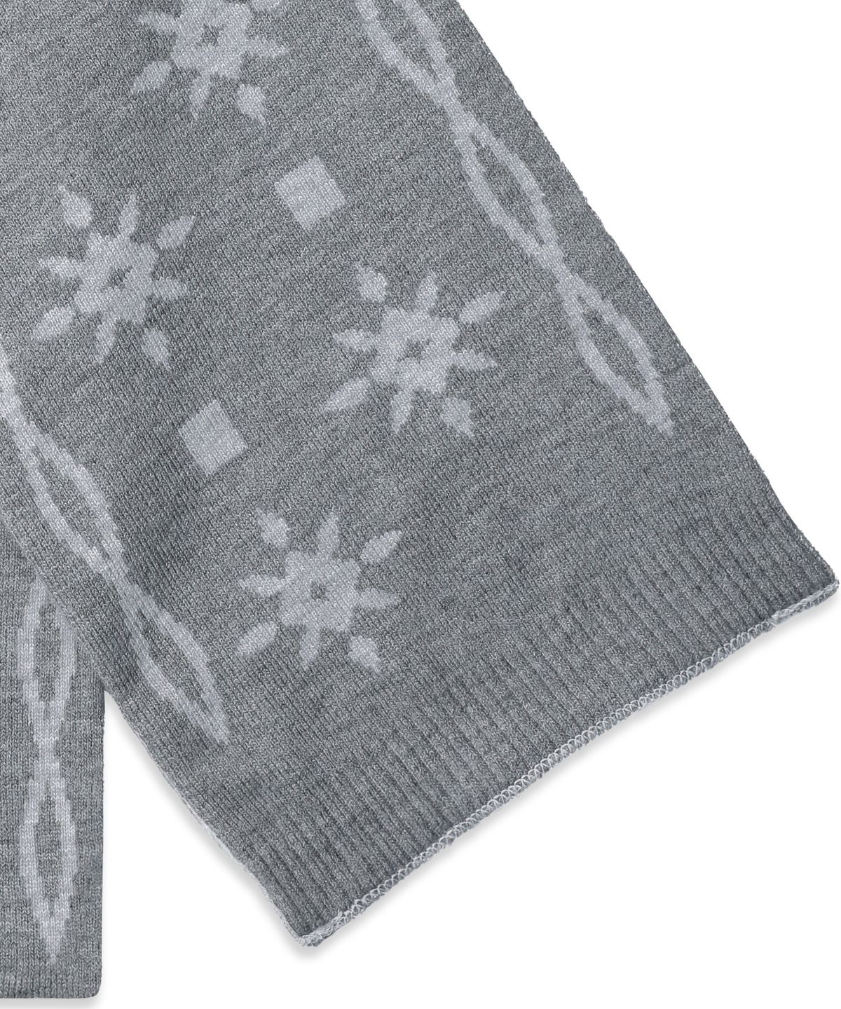 엑스톤즈(XTONZ) XTA096 에스닉 투톤 리버시블 머플러 (LIGHT GRAY/GRAY)