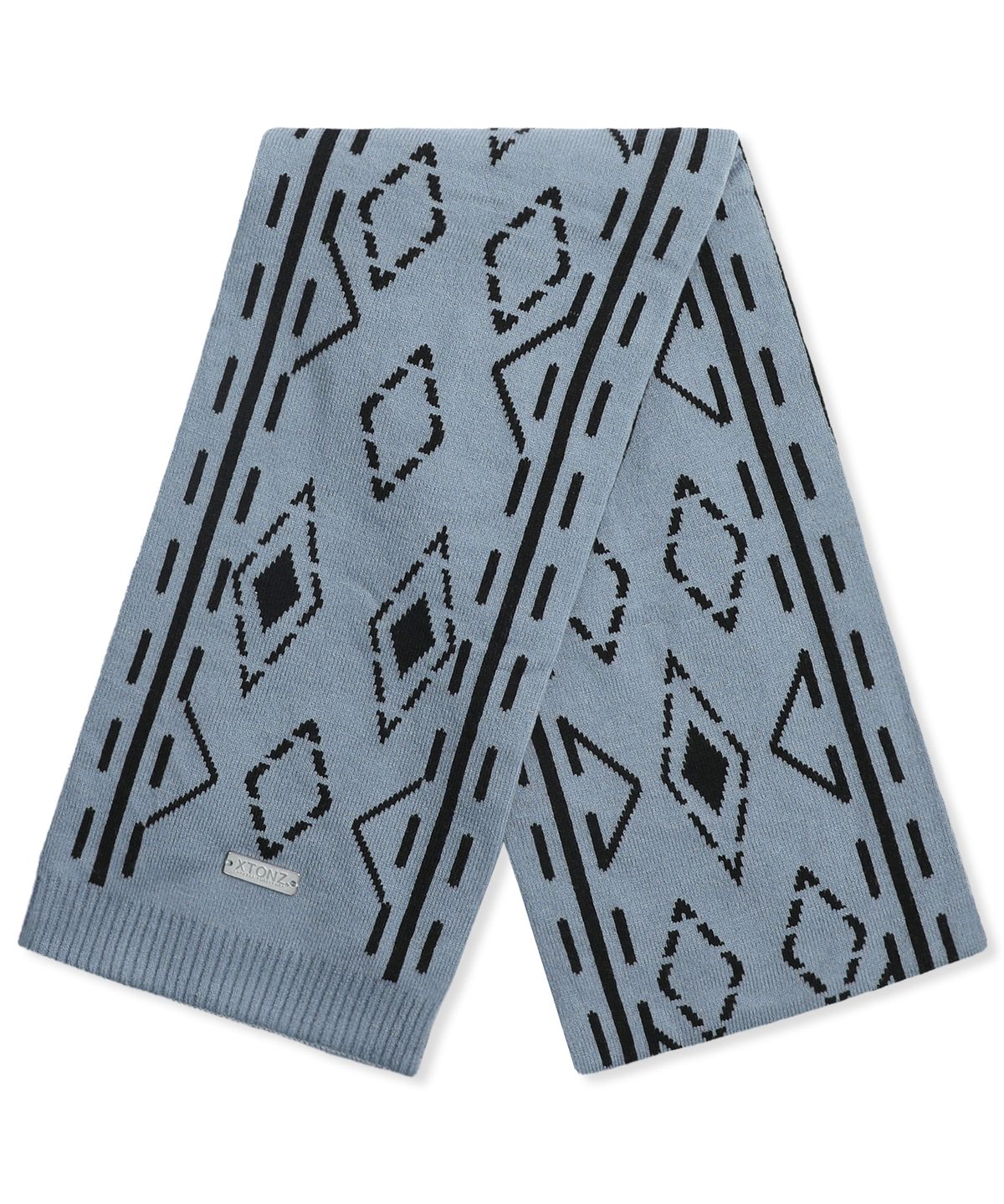 엑스톤즈(XTONZ) XTA096 에스닉 투톤 리버시블 머플러 (BLUE/BLACK)