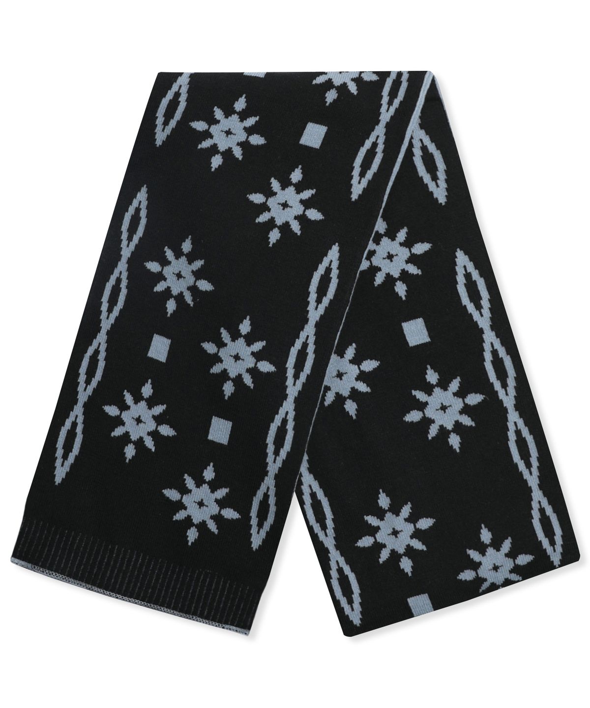 엑스톤즈(XTONZ) XTA096 에스닉 투톤 리버시블 머플러 (BLUE/BLACK)