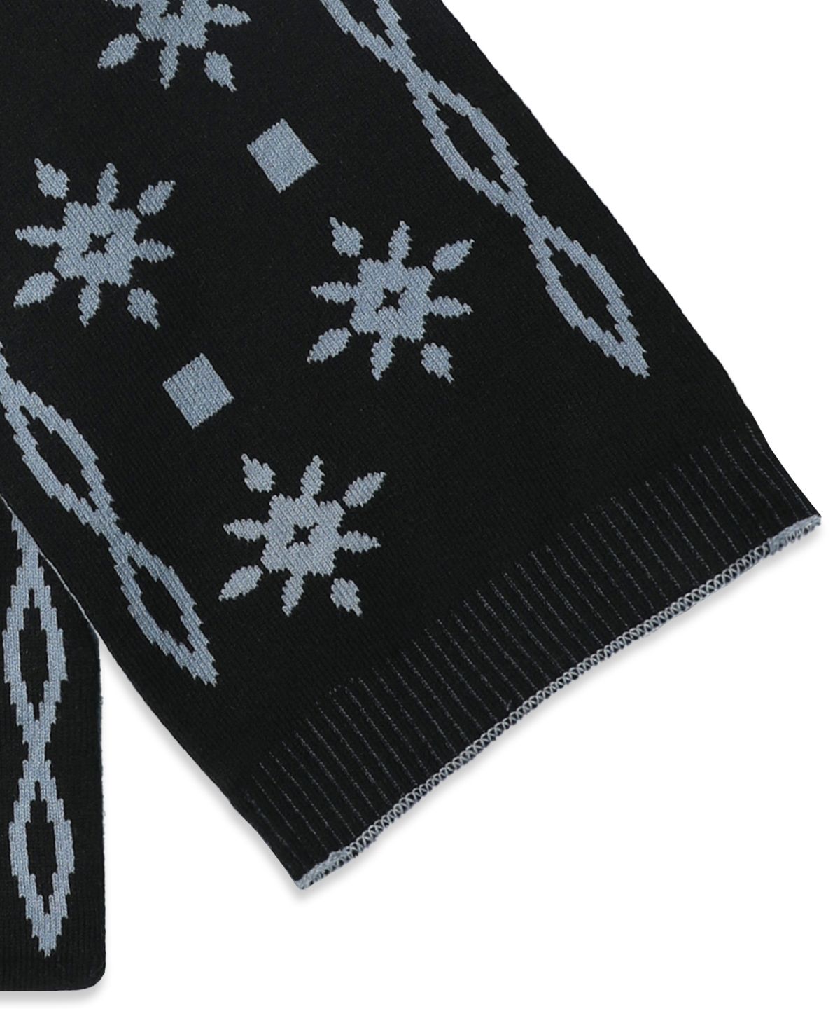 엑스톤즈(XTONZ) XTA096 에스닉 투톤 리버시블 머플러 (BLUE/BLACK)