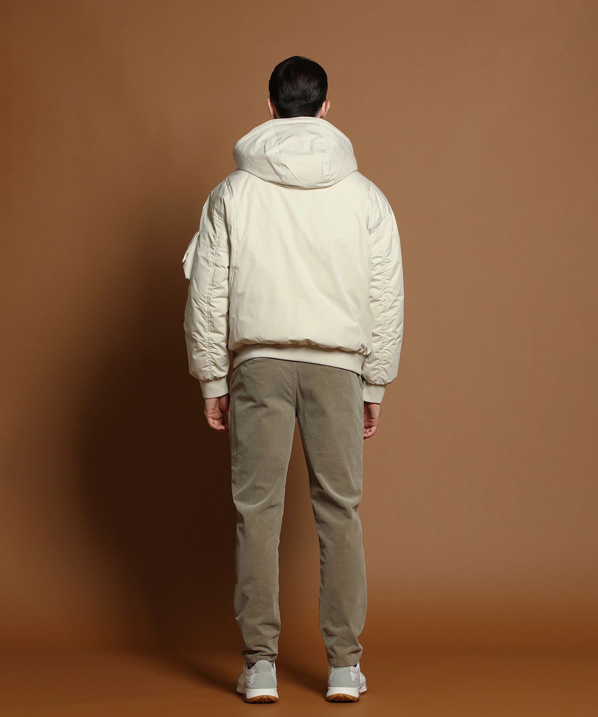 빠니깔레(PANICALE) 아이보리 덕다운 블루종 자켓