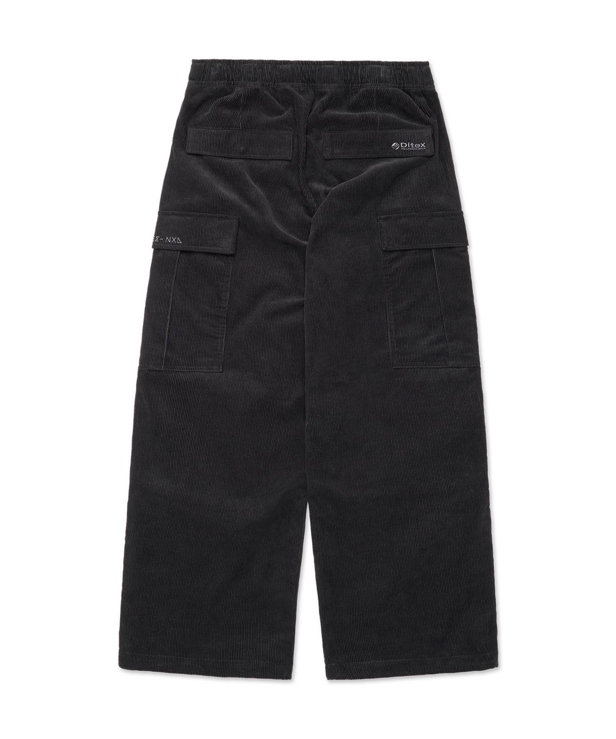 디미토(DIMITO) VTX CORDUROY CARGO PANTS (RELAXED FIT) BLACK