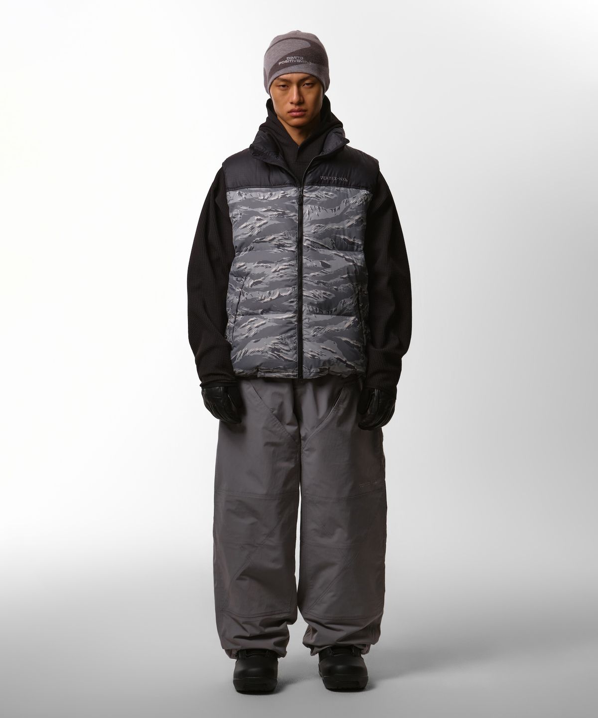 디미토(DIMITO) VTX DOWN VEST TIGER GREY CAMO
