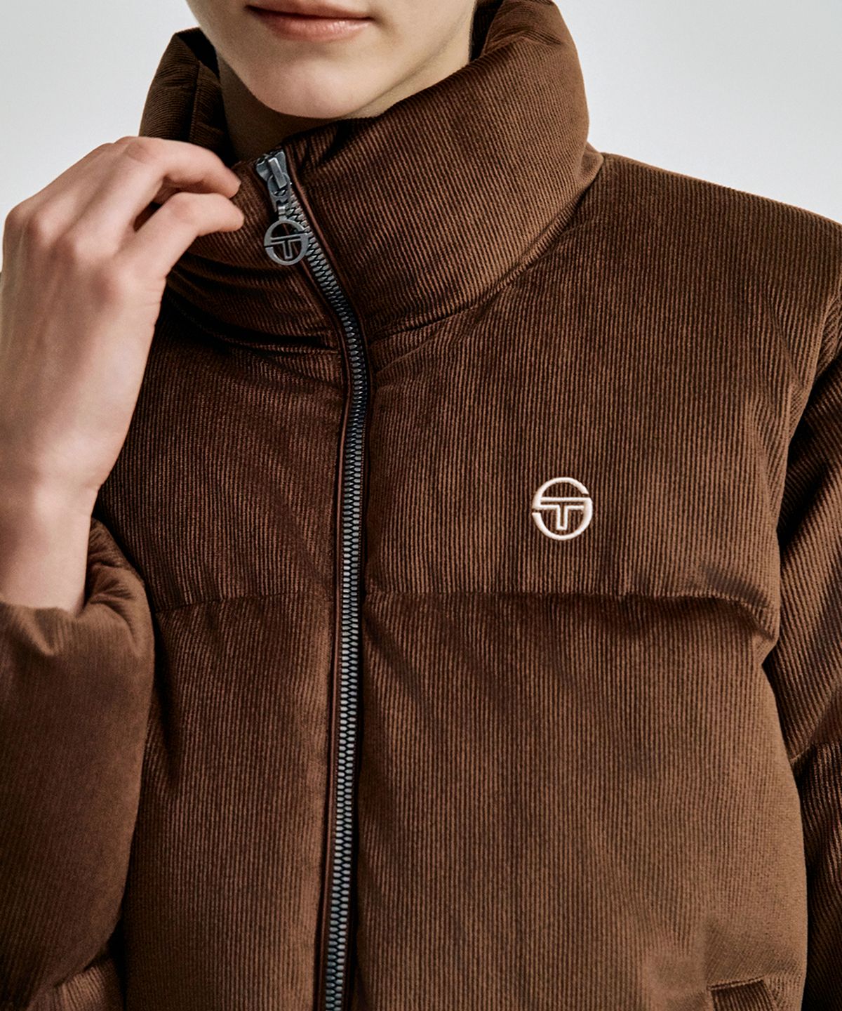 세르지오 타키니(SERGIO TACCHINI) M 클라시코 코듀로이 다운점퍼 (D.Brown)