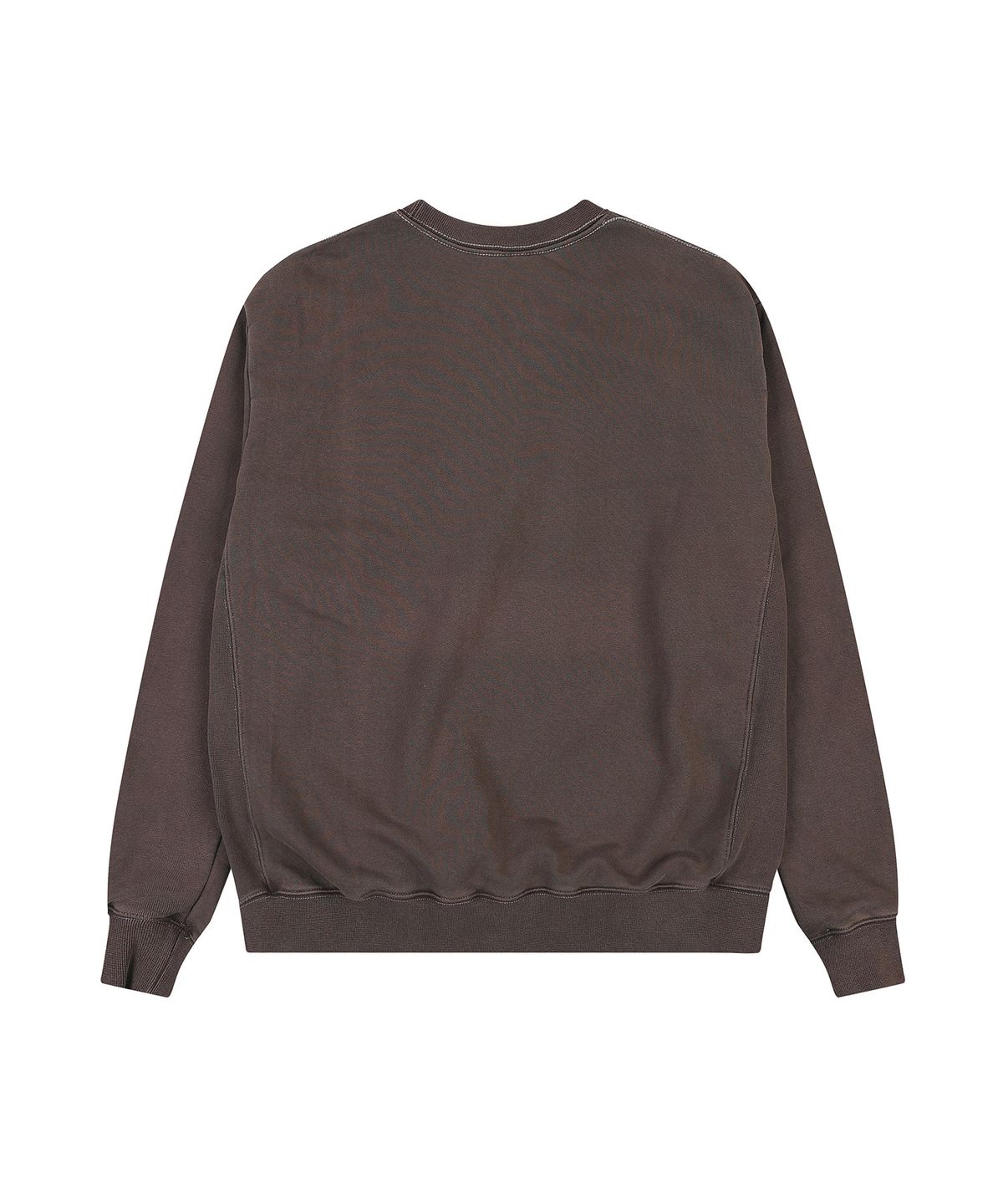 에이던엠(ADERNM) SIDE CUT-LINE PIGMENT SWEATSHIRT (BROWN)