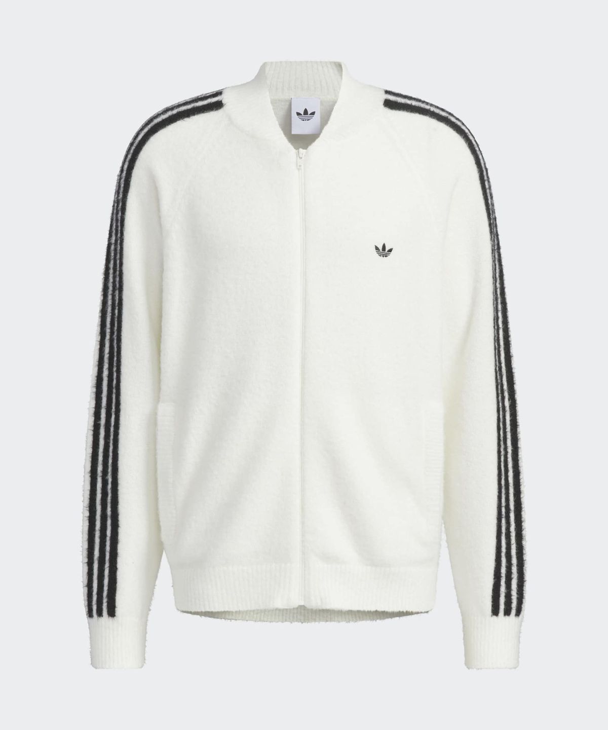 아디다스(ADIDAS) 니트 슈퍼스타 트랙탑 - 화이트 / KD9397