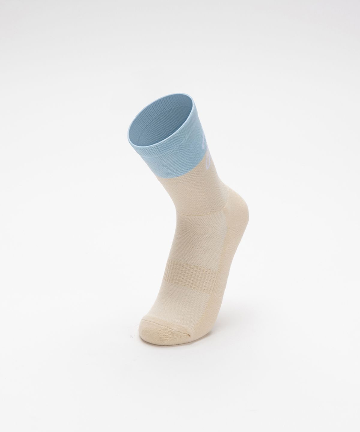 앤드 골프(AND GOLF) Slim Fit Socks Ivory Blue