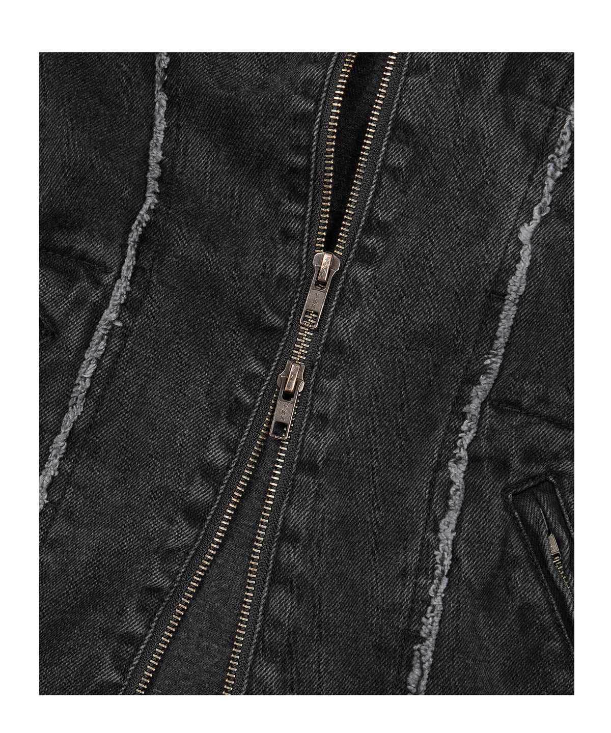 이티씨이(ETCE) DAMAGED WORK JACKET (BLACK)