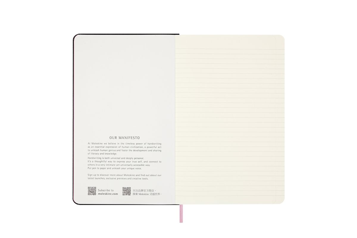 몰스킨(MOLESKINE) [25블랙핑크]룰드 L