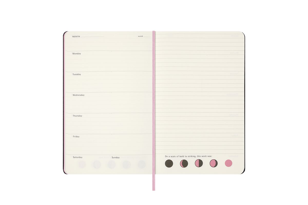 몰스킨(MOLESKINE) [25블랙핑크]언데이티드 위클리 L