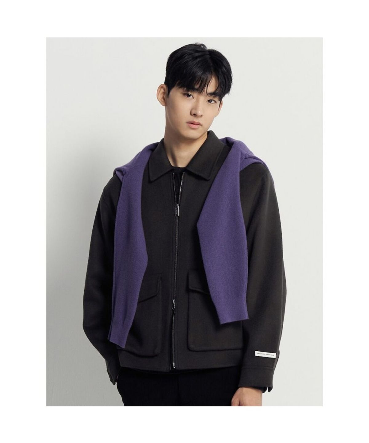 빈폴 멘(BEANPOLE MEN) 핸드메이드 울 브루종  애쉬