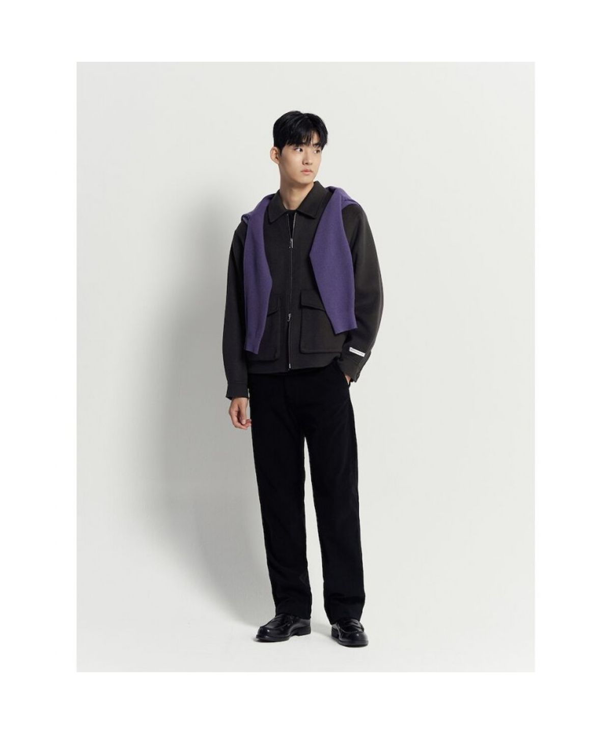 빈폴 멘(BEANPOLE MEN) 핸드메이드 울 브루종  애쉬