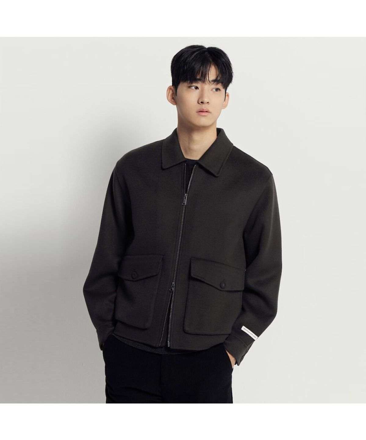 빈폴 멘(BEANPOLE MEN) 핸드메이드 울 브루종  애쉬