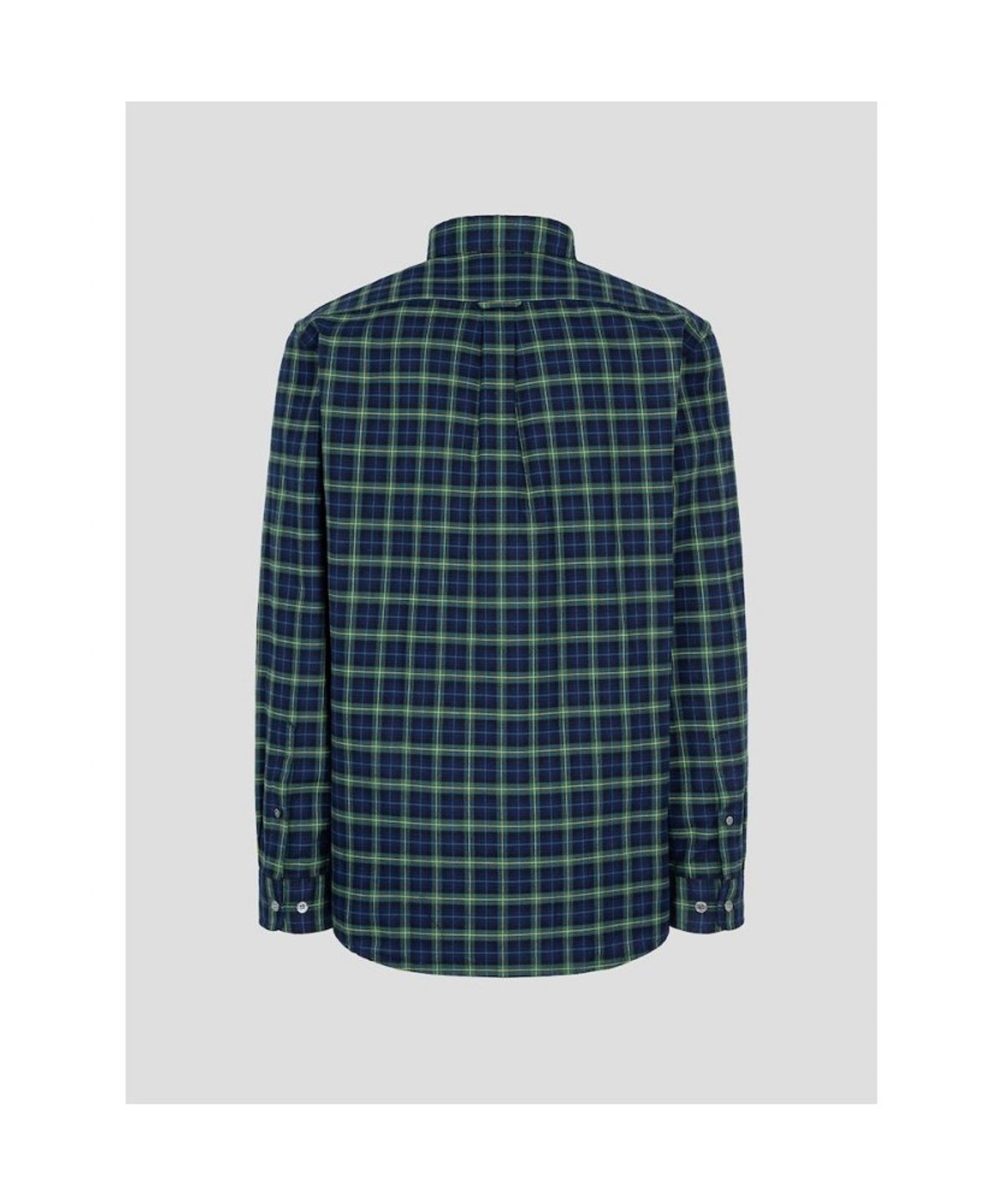 빈폴 멘(BEANPOLE MEN) 브러쉬드 트윌 스몰 체크 셔츠  그린