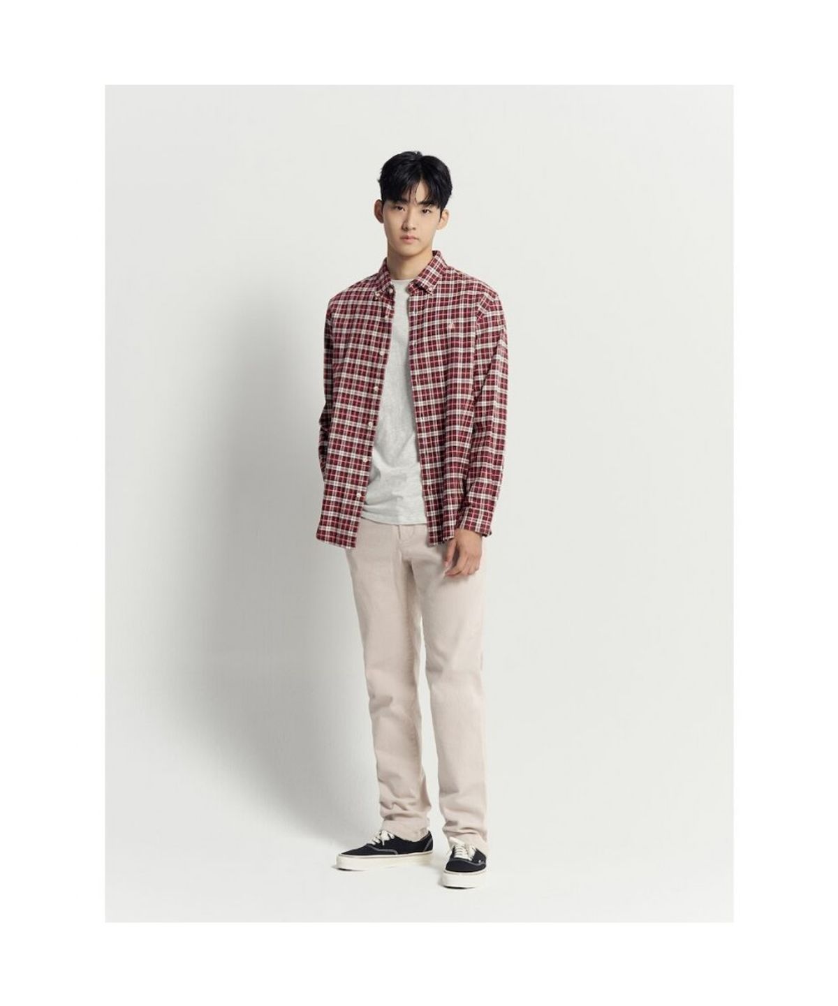 빈폴 멘(BEANPOLE MEN) 10수 트윌 스탠다드핏 팬츠  아이보리